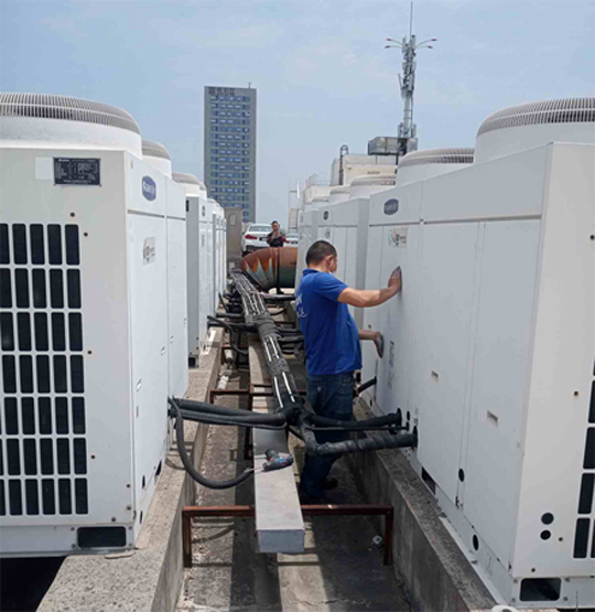 下城中央空调制热和不制冷系统维修方法